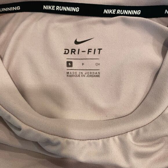 Nike Dri-FIT Running Long Sleeve Shirt Men’s Small Mauve - Picture 3 of 3